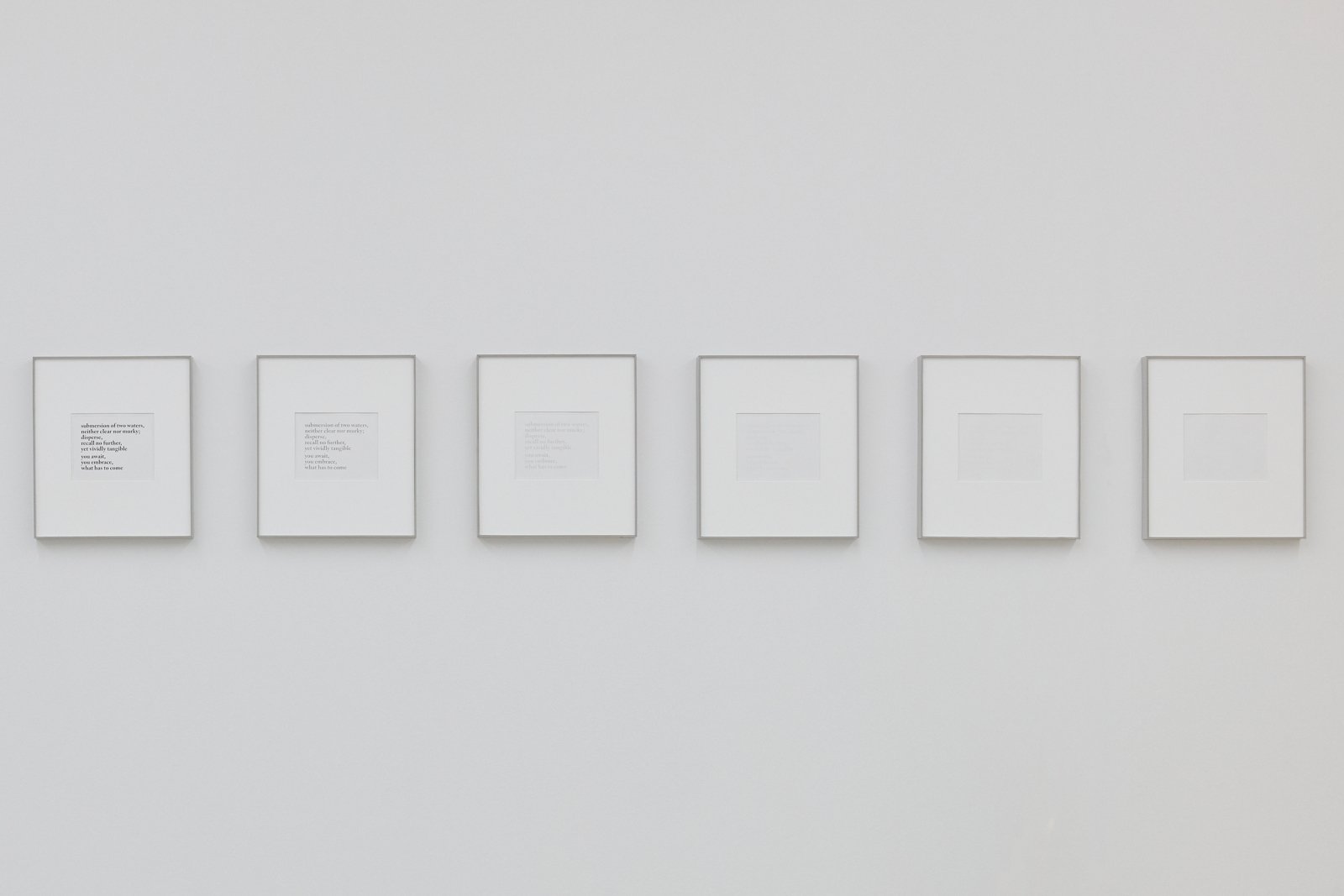 Submersion of two waters