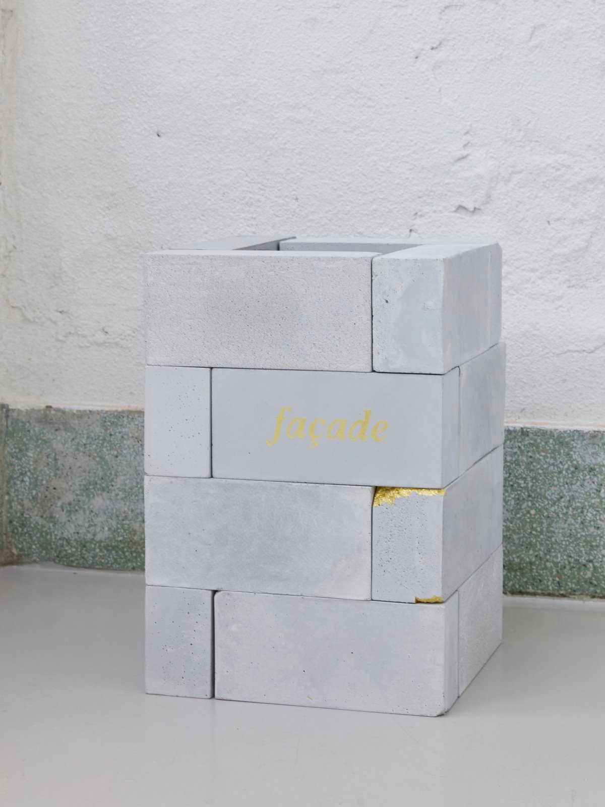 Untitled (Piles of concrete bricks)