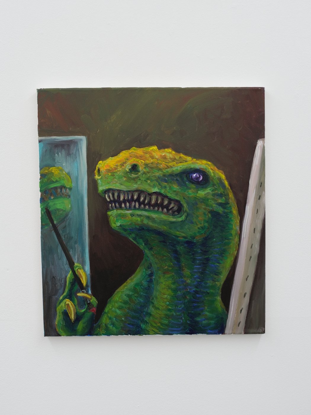 Dinosaur self portrait